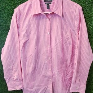 Ralph Lauren Pink Striped Woman's Shirt